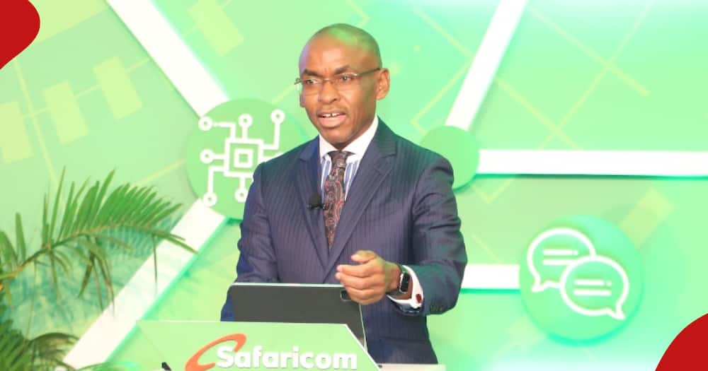Safaricom Group registered a drop in net profit to KSh 42.66 billion.