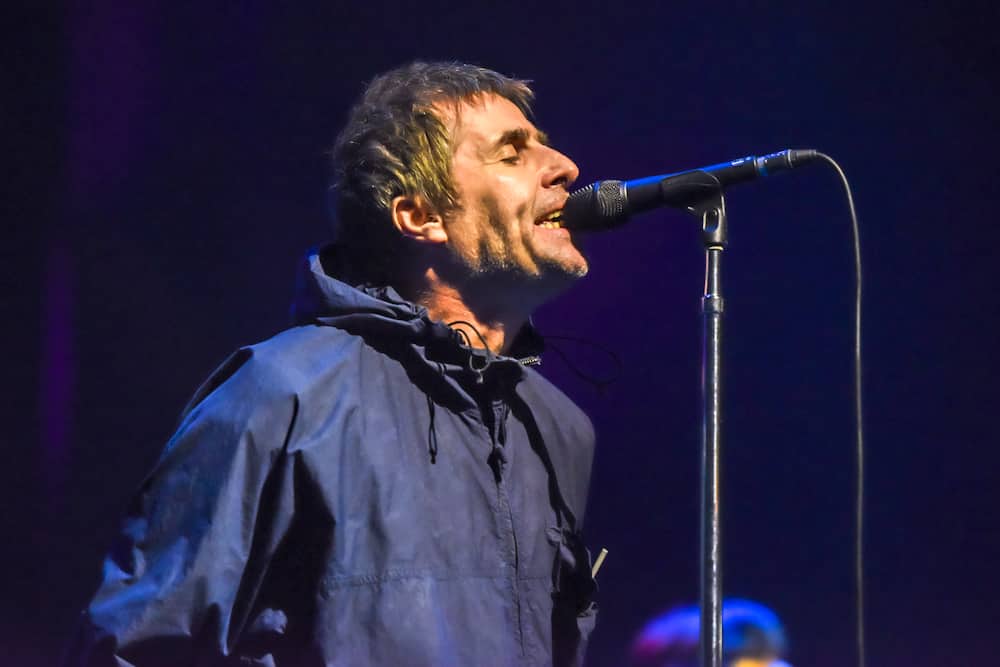 Liam Gallagher performs at the Troxy in London, England.