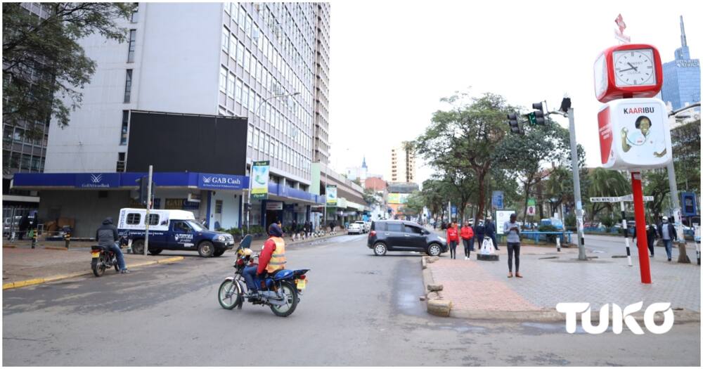 Most streets in the CBD remained deserted after the August 9 election.