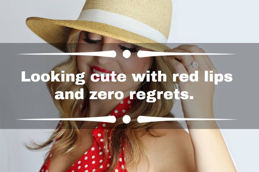 red lipstick quotes