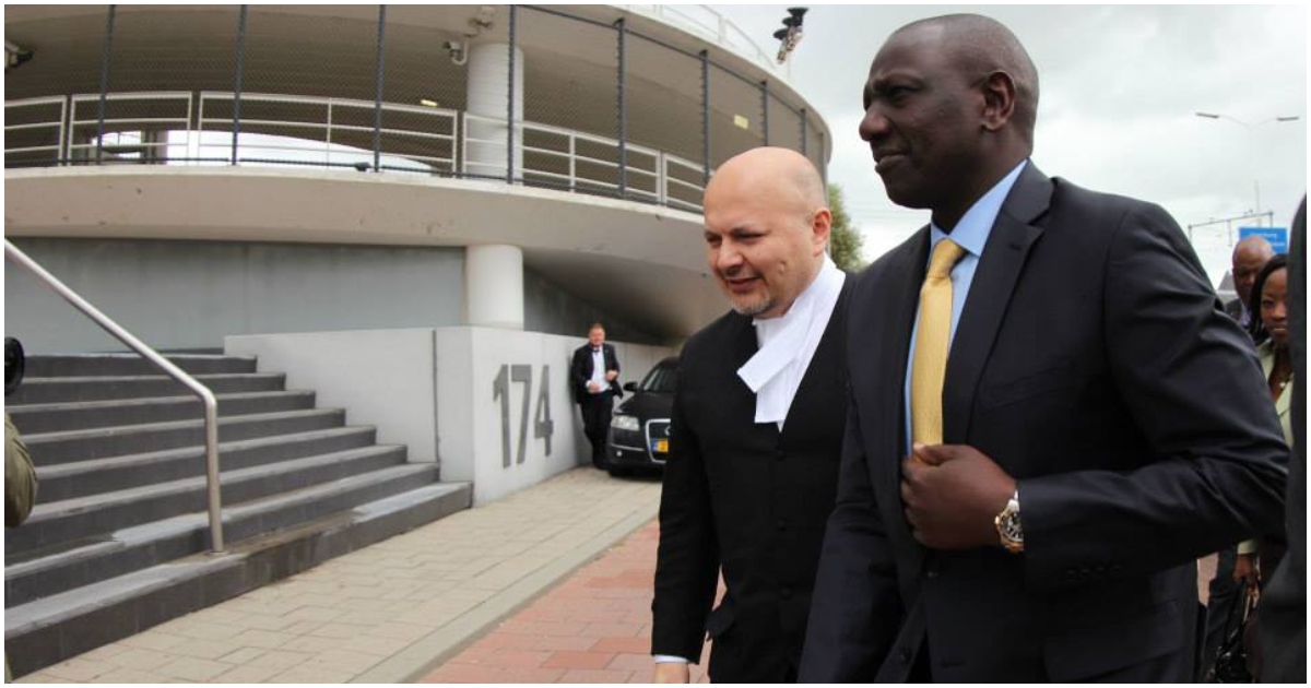 Karim Khan and William Ruto