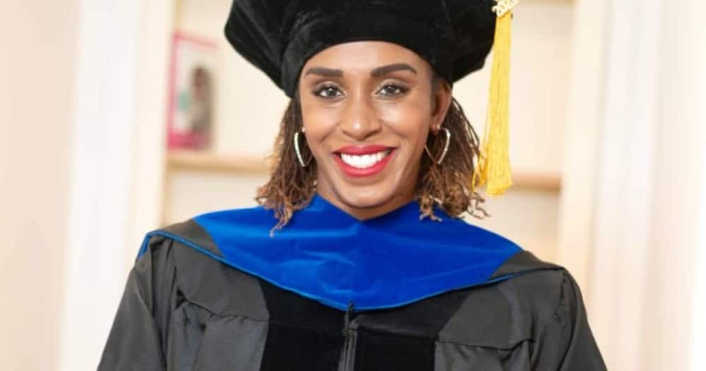 Young woman bags doctorate degree after becoming a teen mum.