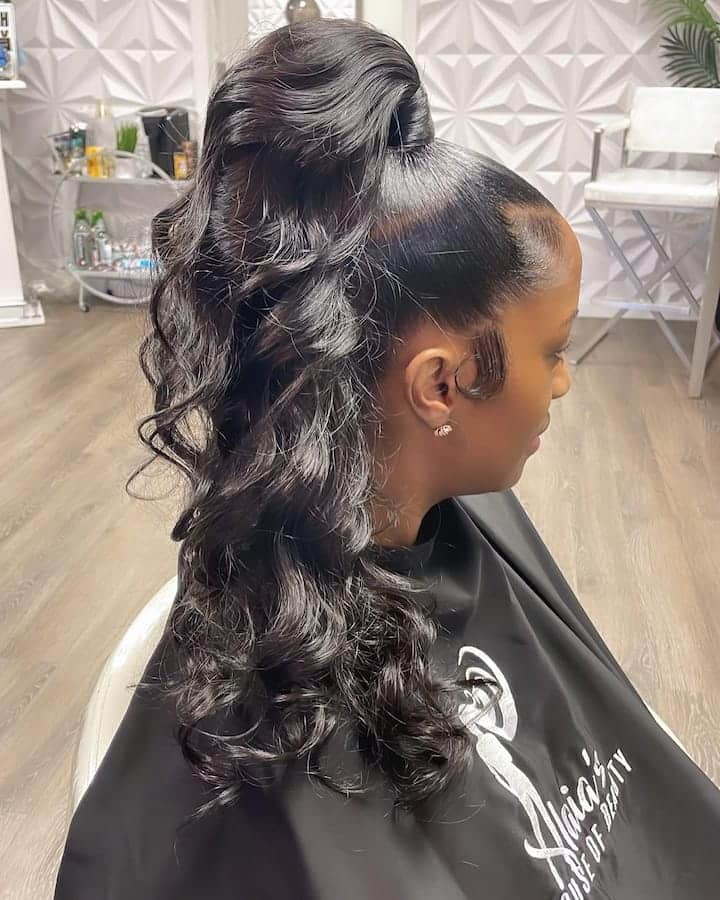 Black hair outlet ponytail