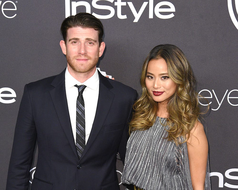 Bryan Greenberg and Jamie Chung arrive at the 18th Annual Post-Golden Globes Party hosted by Warner Bros. Pictures and InStyle at The Beverly Hilton Hotel on January 8, 2017 in Beverly Hills, California.