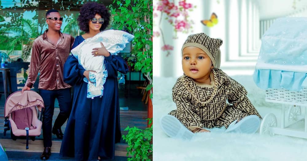 Harmonize's ex-lover Wolper Jaqueline reveals son's Face and name.