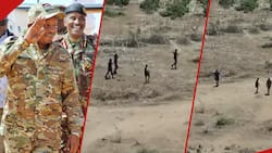 Turkana: KDF Drone Captures Bandits Loitering in Open Field as They Enjoy a Drink in Kainuk