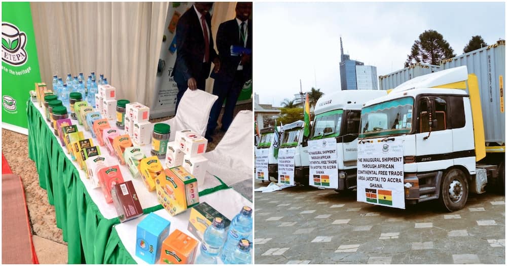 First Kenya tea shipment to Ghana under Africa Continental Free Trade Area pilot programme.