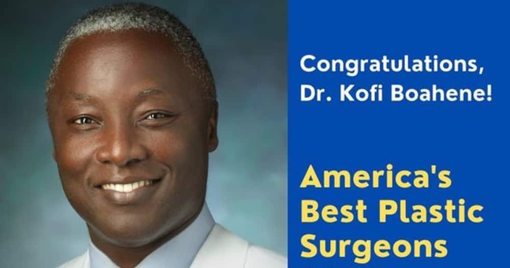 Dr. Kofi is a Ghanaian surgeon based in America.