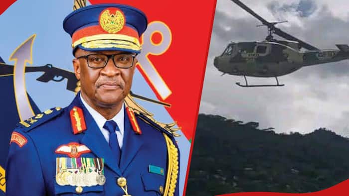 5 Dead as Helicopter Carrying KDF Boss Francis Ogola Crashes, Bursts Into Flames