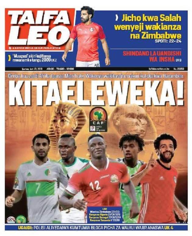 Kenyan Newspaper Review for Friday, June 2