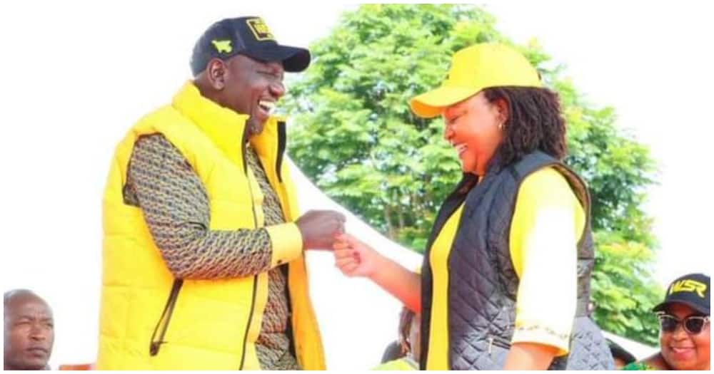 Nominated senator Milliecent Omanga clued that Deputy President William Ruto might choose Kirinyaga governor Anne Waiguru as his running mate.