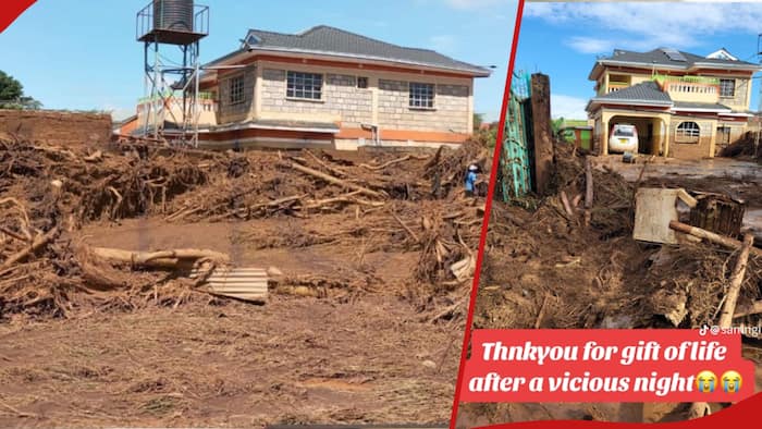 Kenyans Marvel at House that Remained Standing After Deadly Mai Mahiu Floods: "I Need His Fundi"