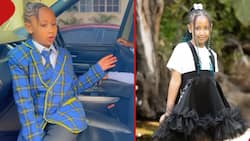 DJ Mo's Daughter Steps Out in Stylish Uniform While Attending Posh School For Third Term