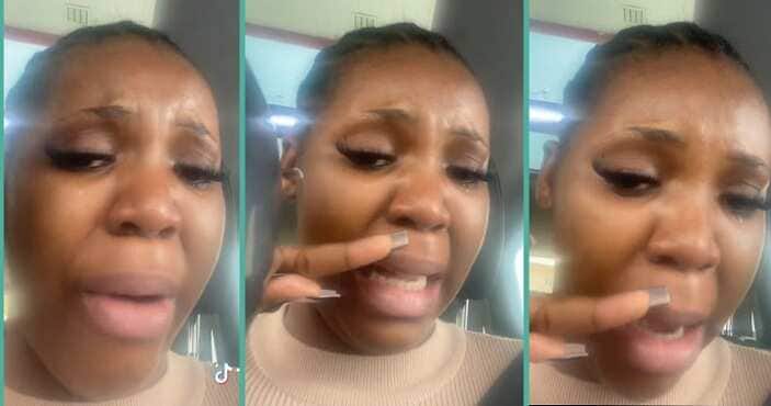 Lady in tears as boyfriend posts side Chick on WhatsApp