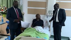 Fact Check: Trending Photo of William Ruto, Moses Kuria Purportedly in Dubai Was Taken at Karen Hospital