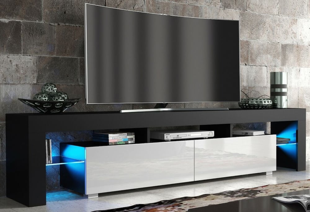 TV stand with LED lighting