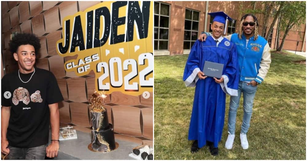Future Attends Adopted Son's High School Graduation.
