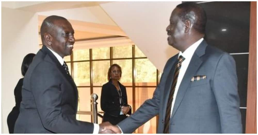 William Ruto/Raila Odinga.