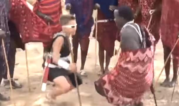 Meet 13-year-old mzungu boy who speaks fluent Maasai and herds cattle