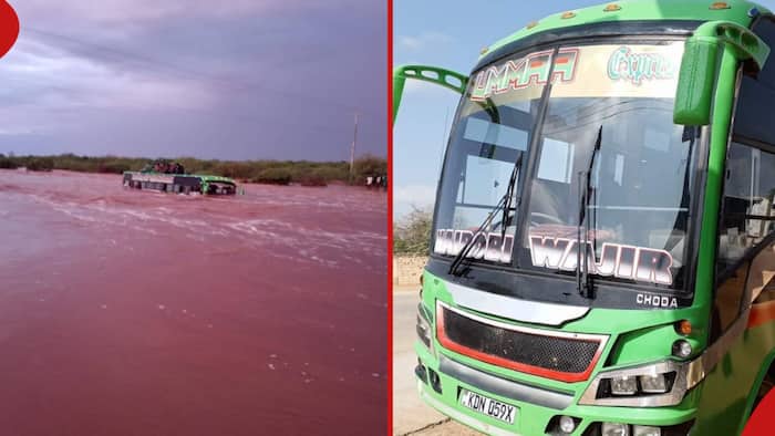 Video Emerges Showing How Umma Bus with 51 Passengers Was Swept Away by Floods in Garissa