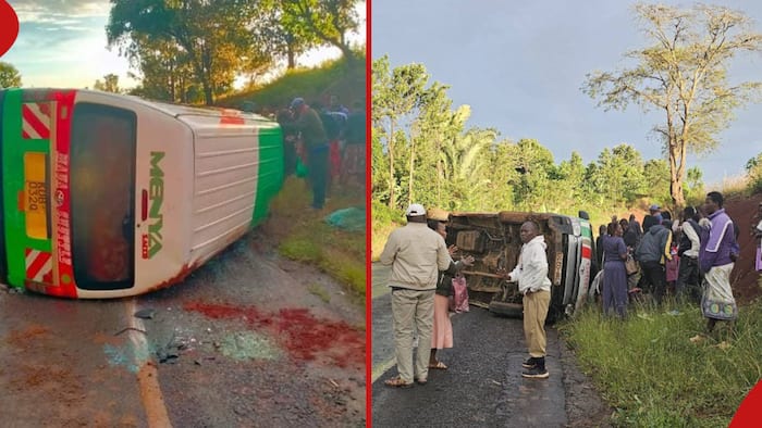 Meru: Matatu with Passengers on Board Crashes Near Igoji Teachers College