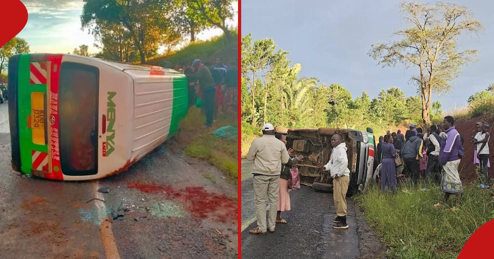 Several people injured in road accident along Nairobi-Meru Highway
