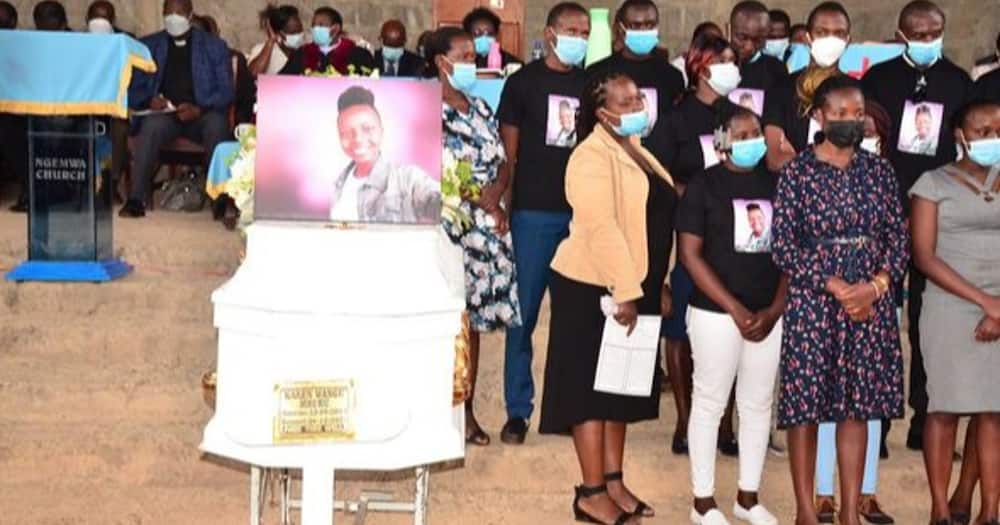 Karen Mburu's burial ceremony. Photo: Wakili Charles Thiongo.