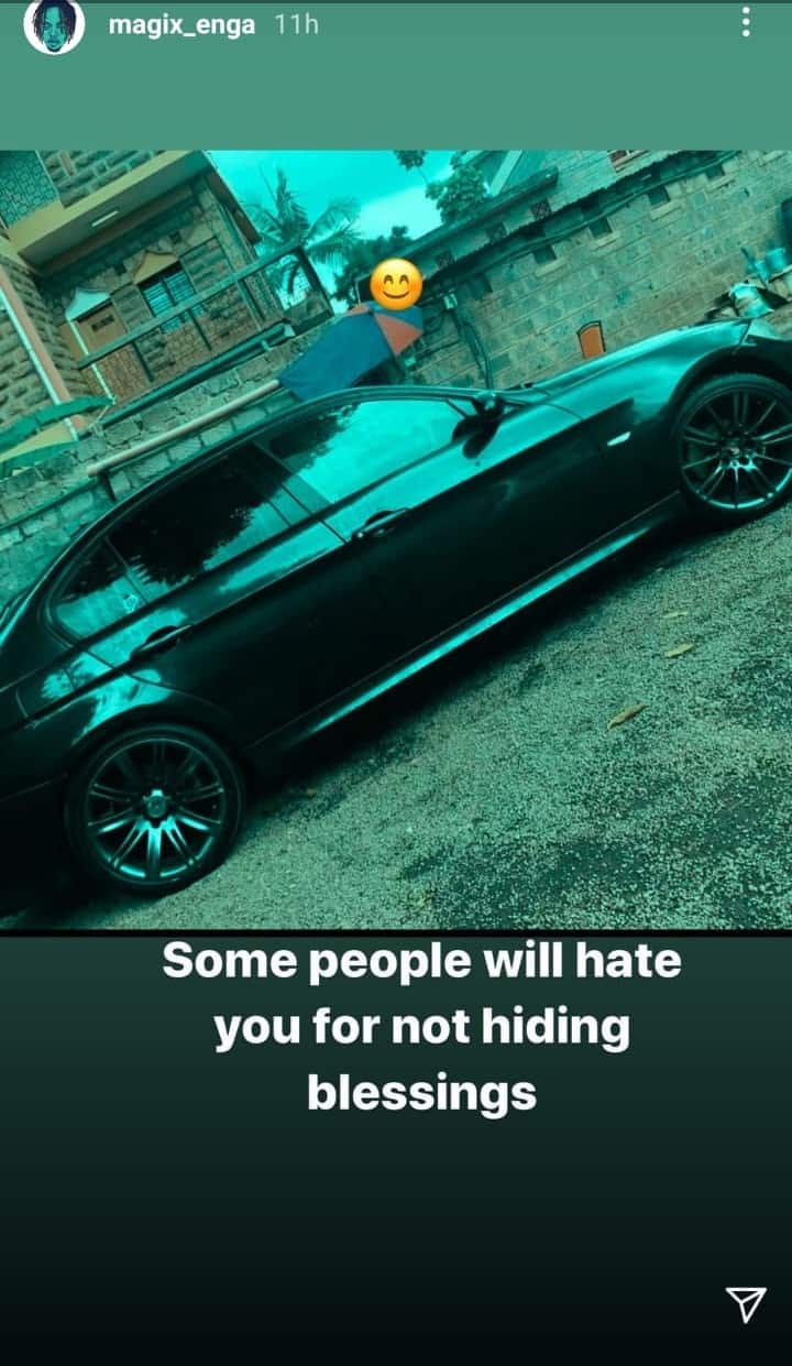 Music producer Magix Enga shares his collection of cars: "don't hate"