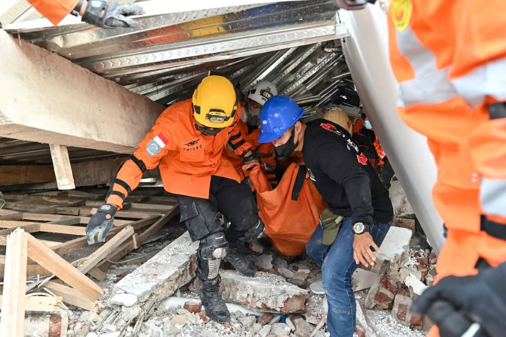 Rescue workers are still trying to find at least 40 missing people after the West Java earthquake