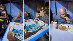 Larry Madowo, Mzungu Mwitu Reverend Dad Stun Locals as They Enjoy Chapo Ndondo at Eldoret Kibandaski