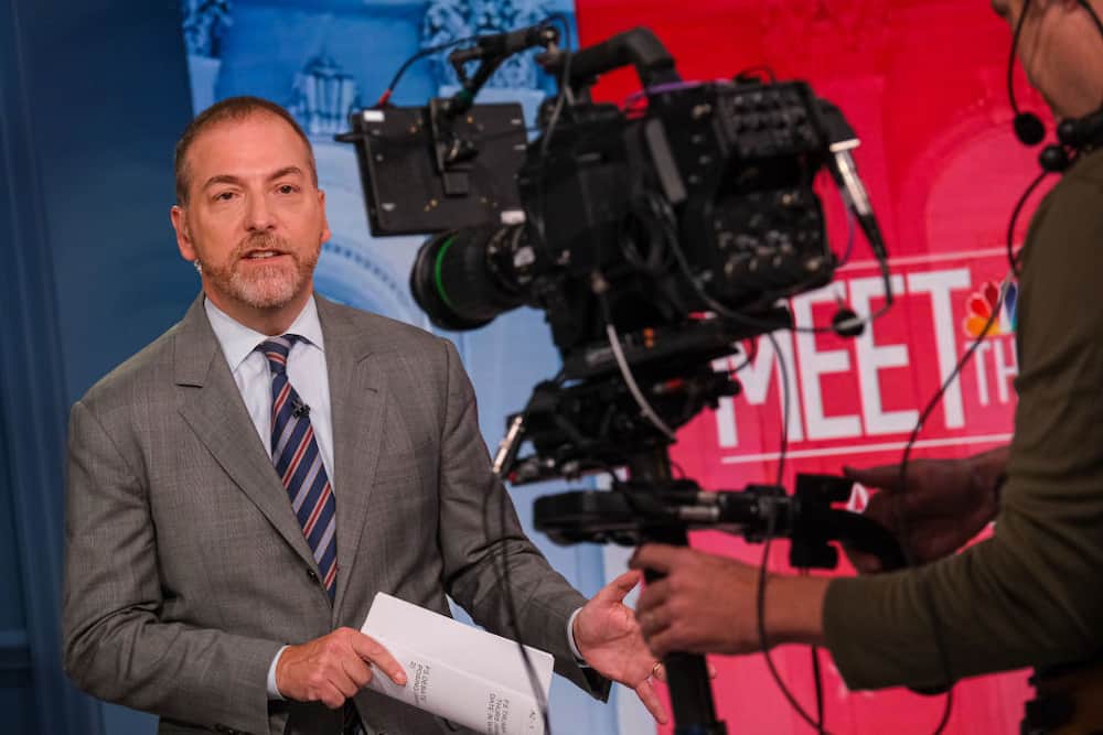 Why did Chuck Todd leave Meet The Press