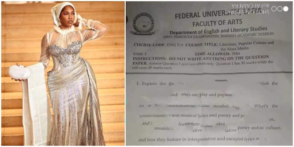 What kind of question is this? Reactions as federal university features Tiwa Savage's leaked tape.