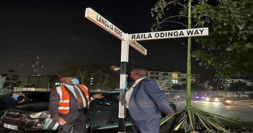 Raila Odinga Way will be closed for two days.