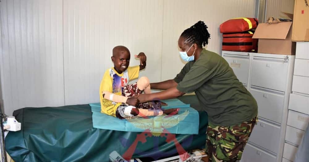 KDF Medics in Somalia Rescue Boy from Rare Skin Disease He Battled for Over 2 Years