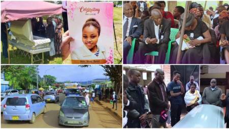 Hellen Wendy: 5 Emotional Photos from Burial Of Nurse Who Drowned In Swimming Pool Abroad