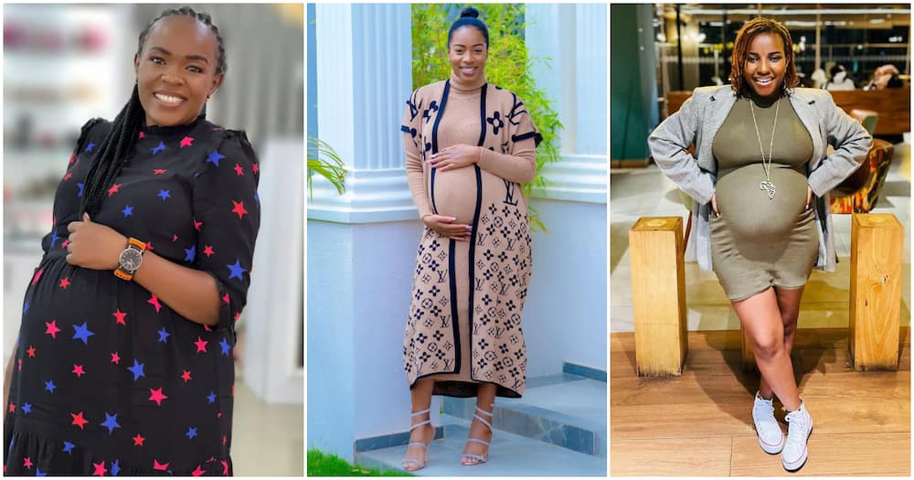 Pregnant Kenyan celebrities.