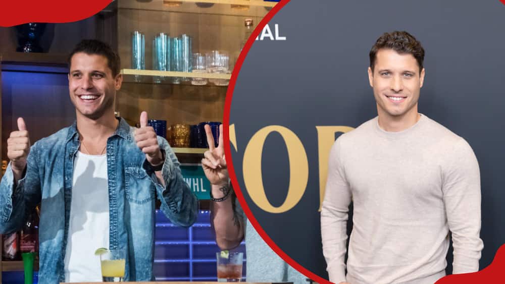 Cody Calafiore attends Peacock's "The Traitors" New York Press Junket at NBCUniversal Headquarters