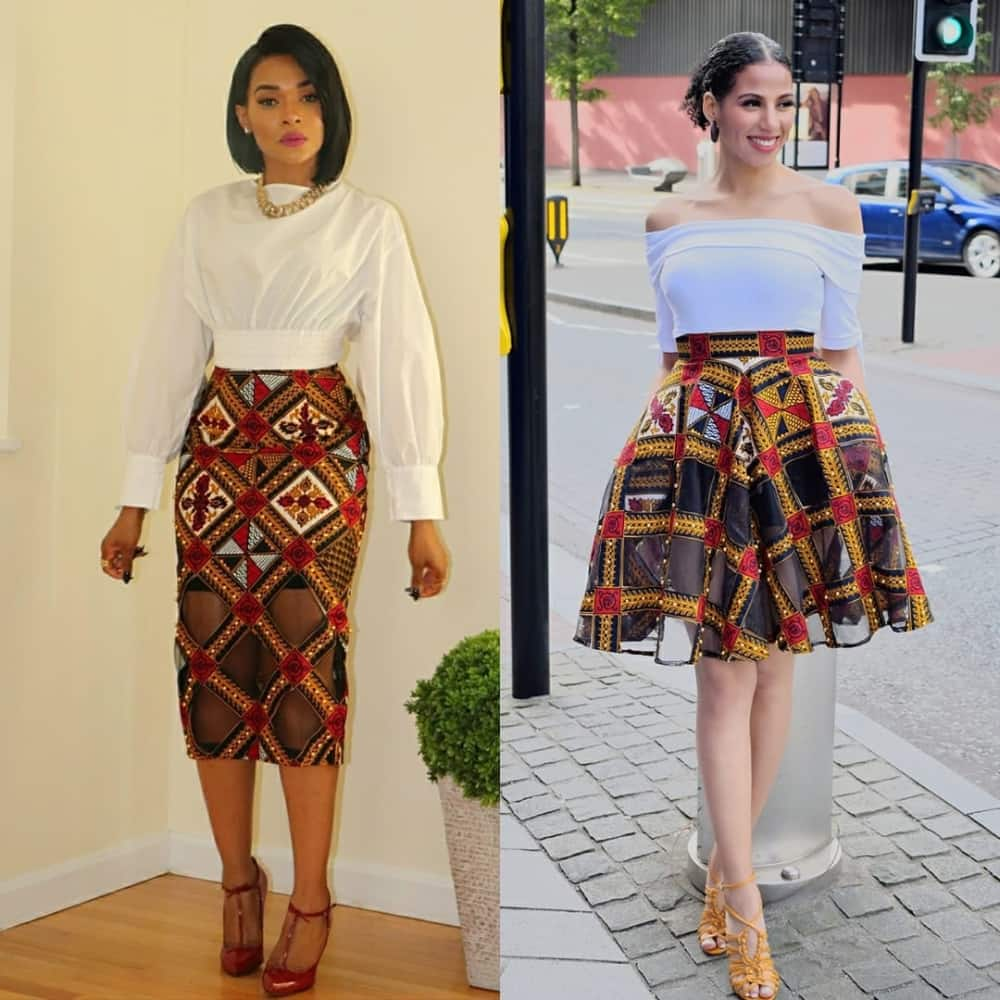 skirt styles with ankara