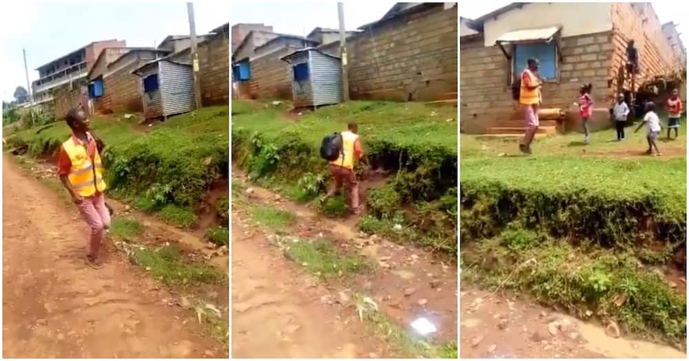 Census enumerator filmed playing with excited children in viral video finally found