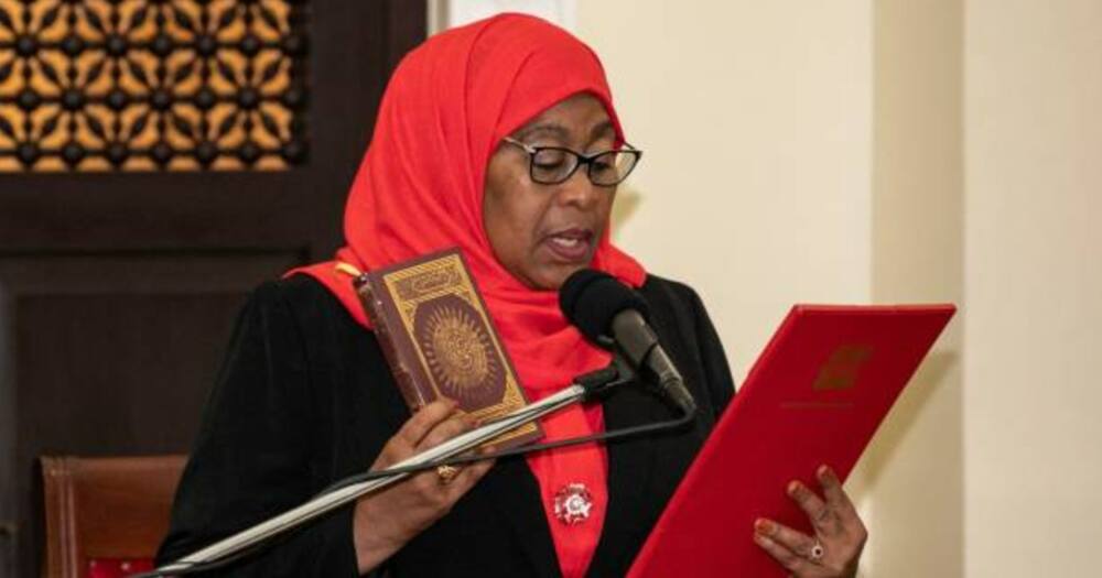 Samia Suluhu is the first female president in Tanzania.