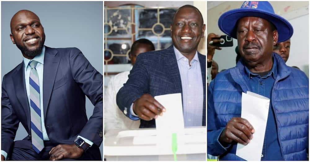 Larry Madowo, William Ruto, Raila Odinga