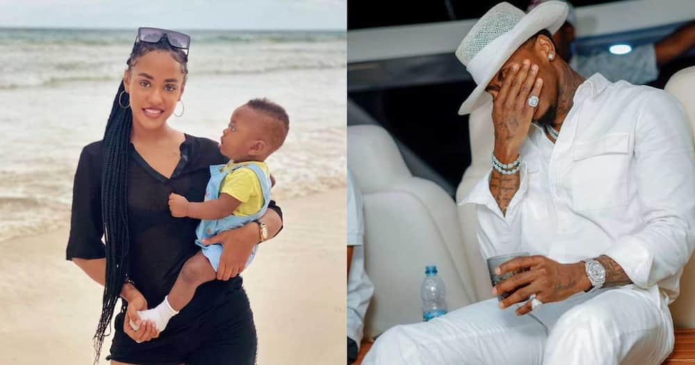 Tanasha Donna Praises Her Son with Diamond Platnumz for Being Smart ...