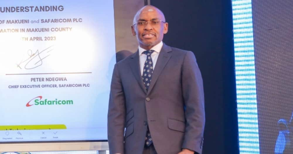 Safaricom boss Peter Ndegwa.