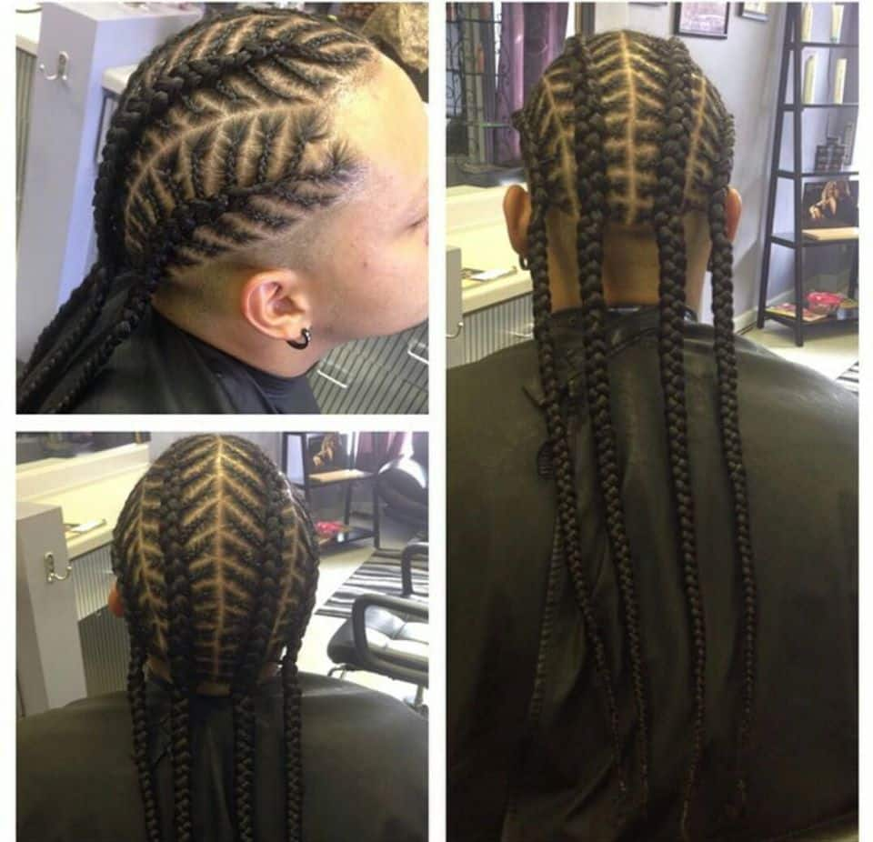 allen iverson fishbone braids