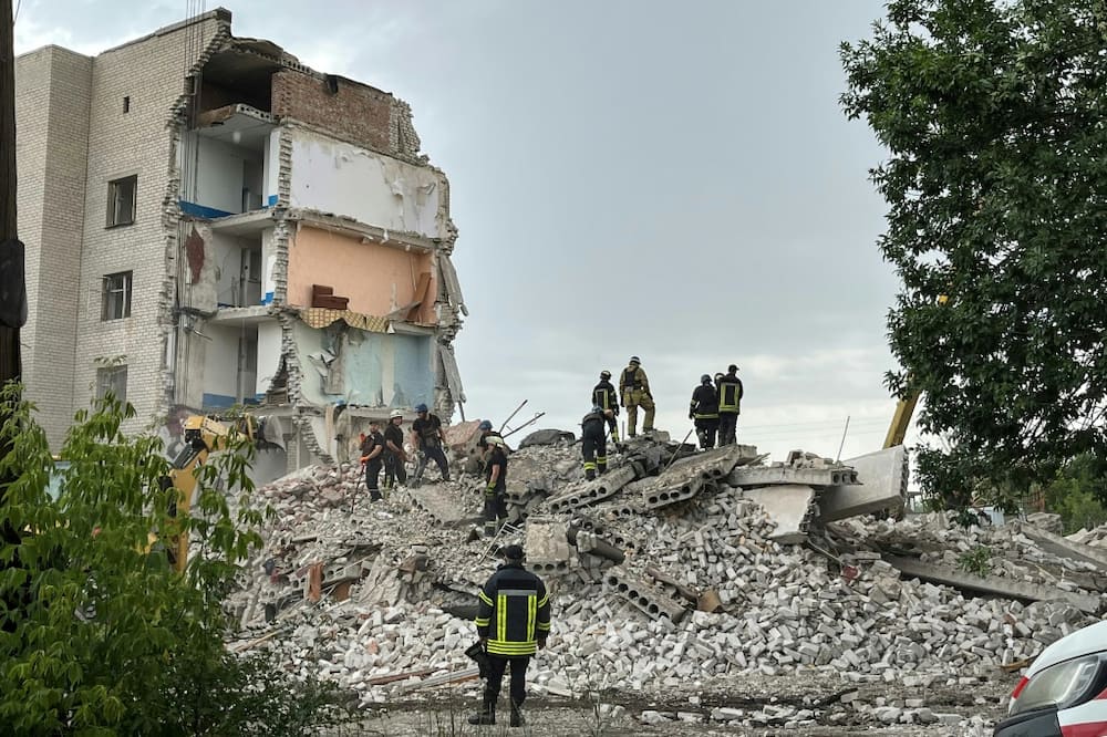 A rescue operation was underway in the town of Chasiv Yar, Donetsk regional governor Pavlo Kyrylenko said
