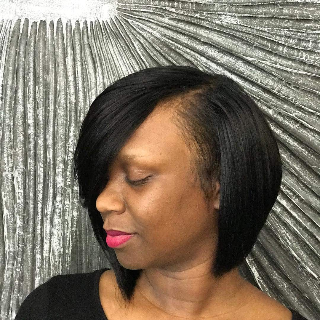 Flat iron clearance weave hairstyles