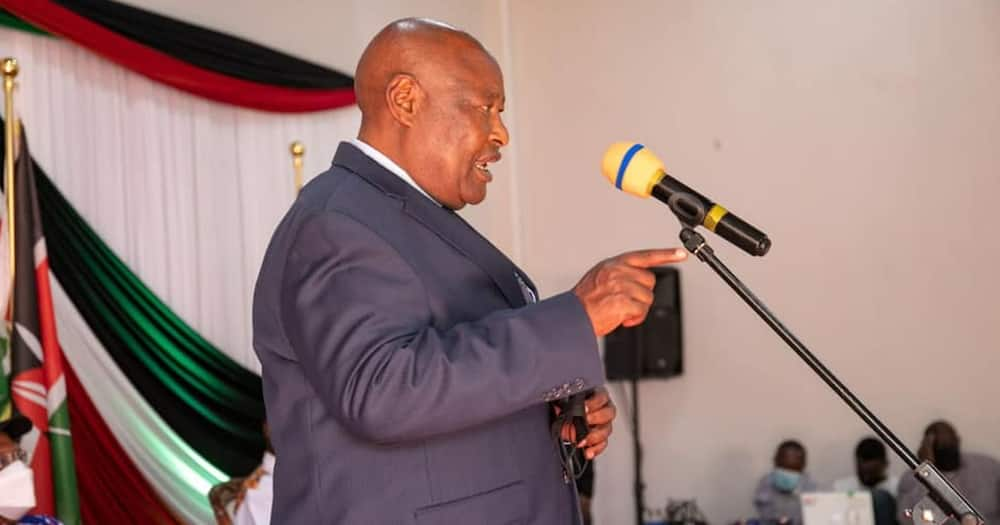 Former National Assembly speaker Francis Ole Kaparo. Photo: Raila Odinga.