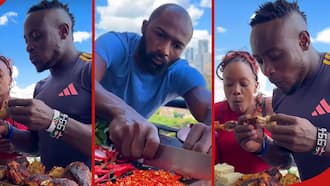 Ferdinand Omanyala, Wife Quash Breakup Rumours with Appearance on Roaming Chef's Cooking Video