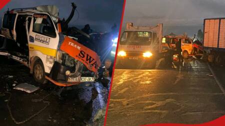 Nakuru: Watu 6 Wahofiwa Kufa, Kadhaa Kujeruhiwa Baada ya Matatu ya TEAM SWAT Shuttle Kugonga Lori