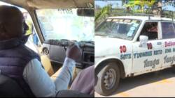 William Ruto Enjoys a Ride in Supporter's Old Datsun Car Branded Bottom-Up: "Nimefurahi Sana"